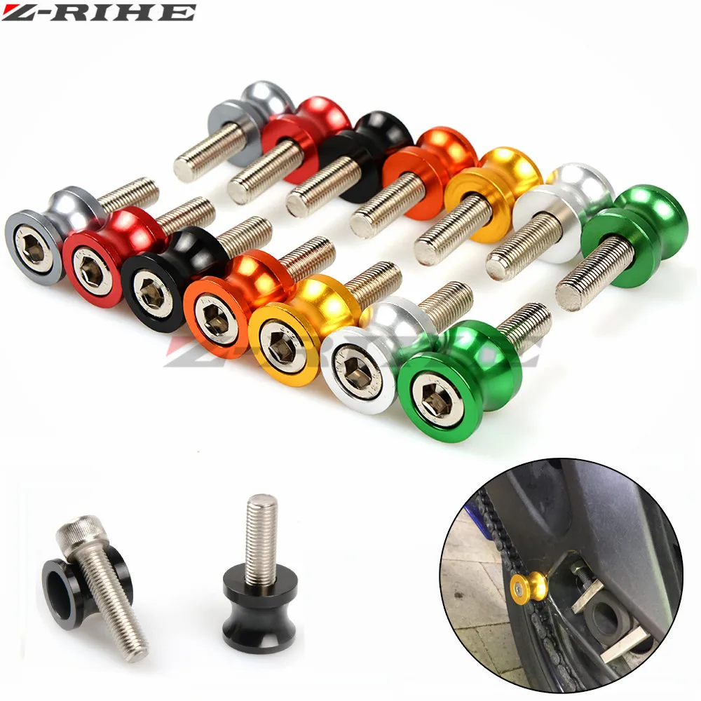 Универсальный CNC алюминиевый мотоцикл части маятник Слайдеры Катушки для Kawasaki Z800