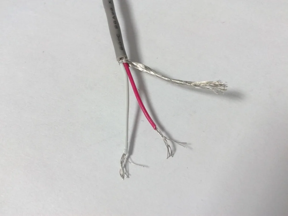 Кабель 10 м 28AWG 2 ядра экран ПВХ кабель 300 В для видео аудио кабелей|cable 10m|cable forcable 28awg