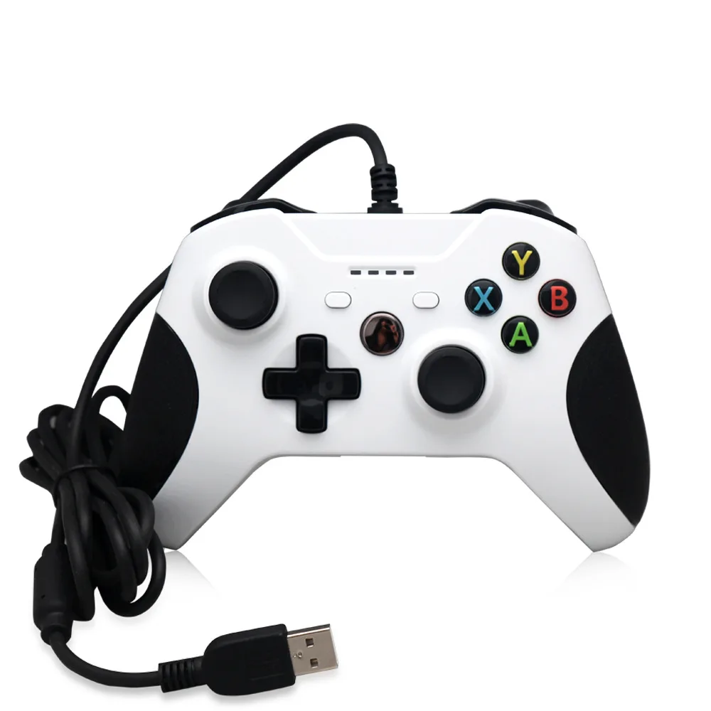 Новинка для Xbox One S проводной USB игровой контроллер с 4 светодиодный ными