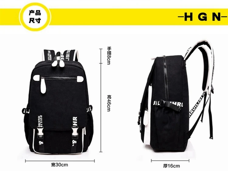 Светящийся в темносветильник рюкзак унисекс школьный ранец для мальчиков и