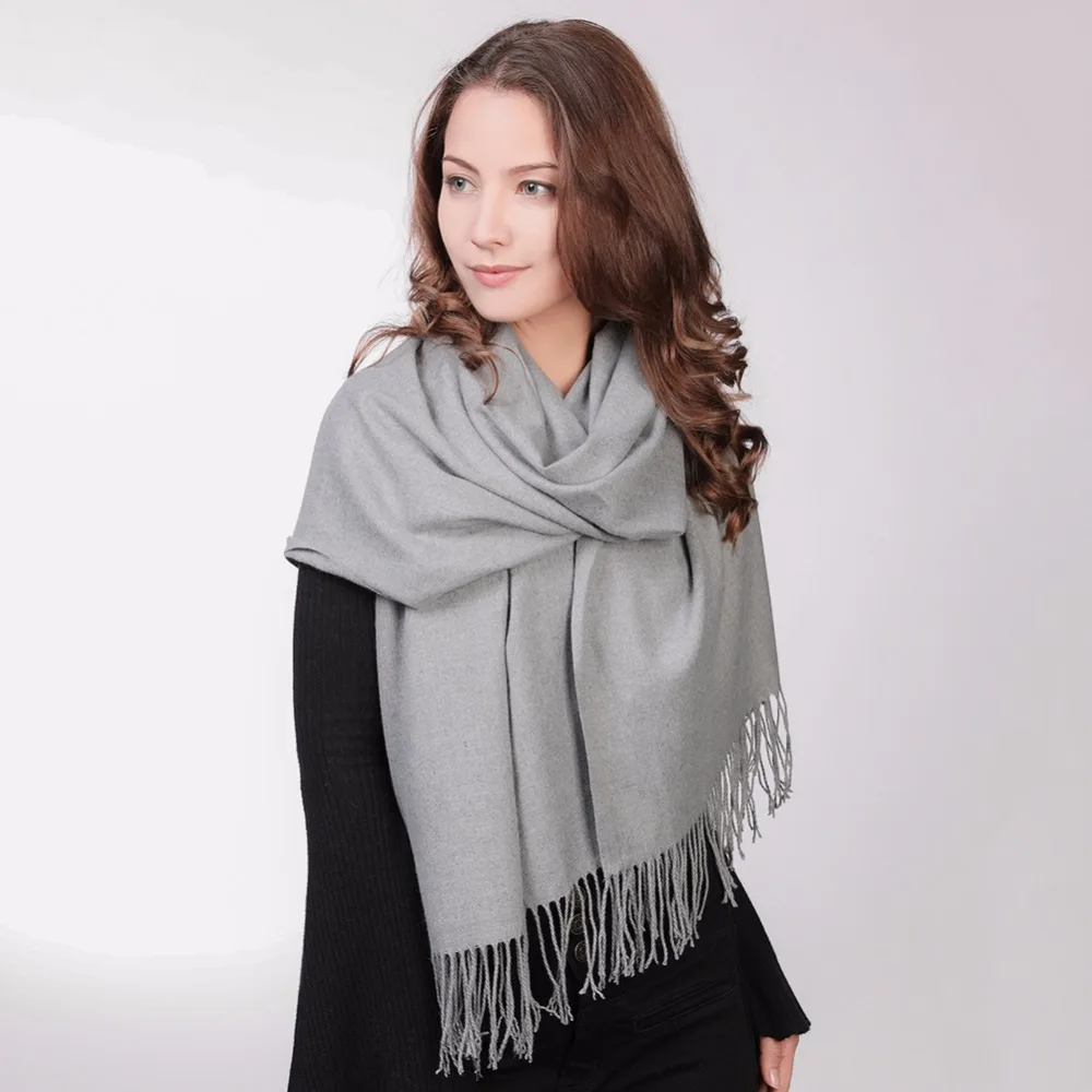 FANCET/зимний модный женский шарф из вискозы однотонные мягкие теплые шарфы длиной