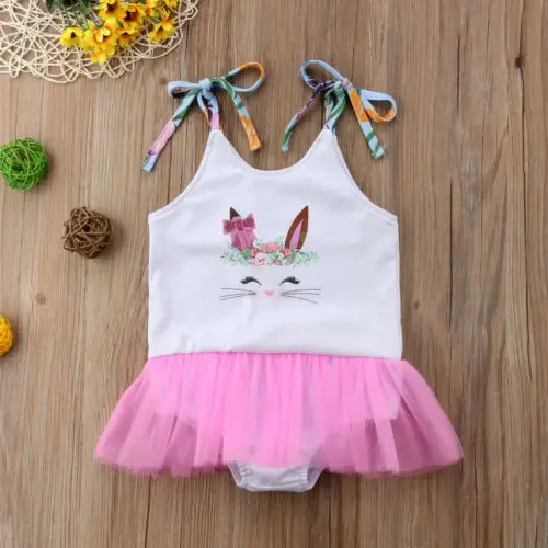 Летнее платье пачка для маленьких девочек одежда новорожденных боди с цветочным