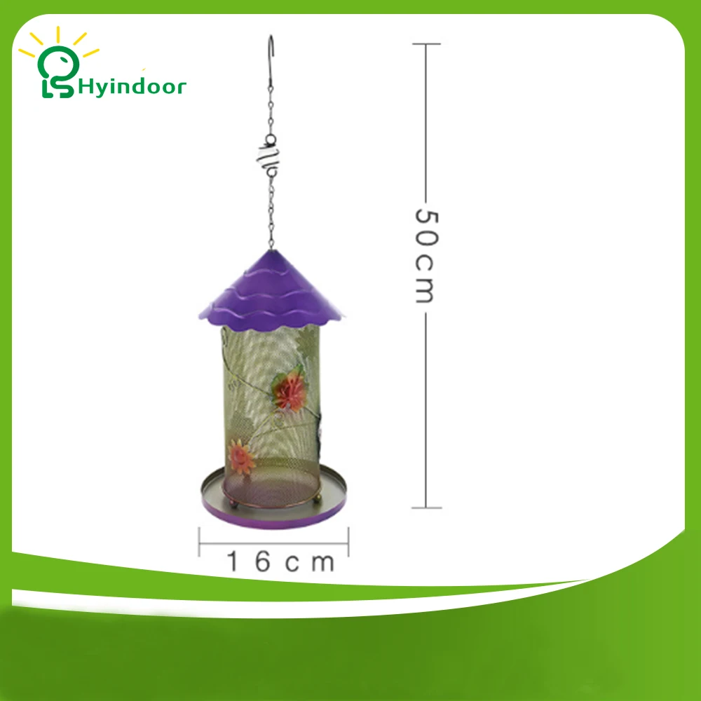 Кормушка для птиц подвесной дикий дом металлический садовый двор украшение
