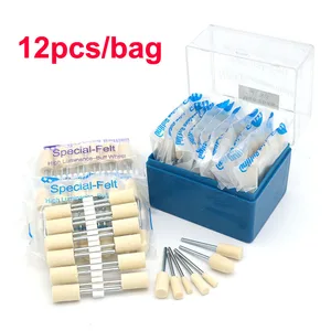 Хвостовик Dremel, 12 шт., 2,35 мм, 3,0 мм, аксессуары, полировальные диски, полировальные инструменты, шерстяные фетровые полировальные насадки для поверхности металла