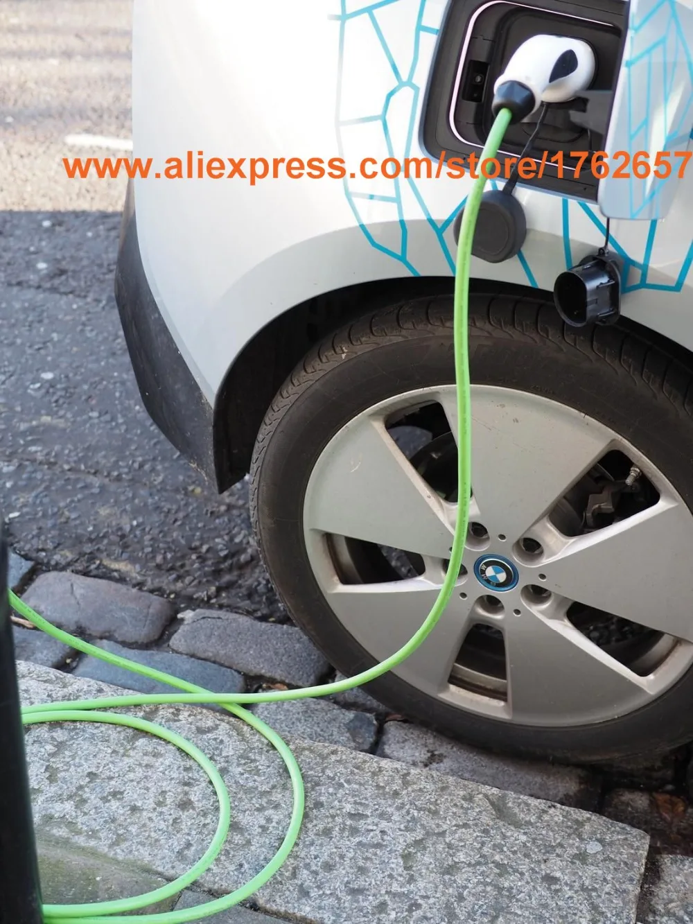 Однофазный кабель 16 А 5 м цвет белый тип 2 зарядная станция для