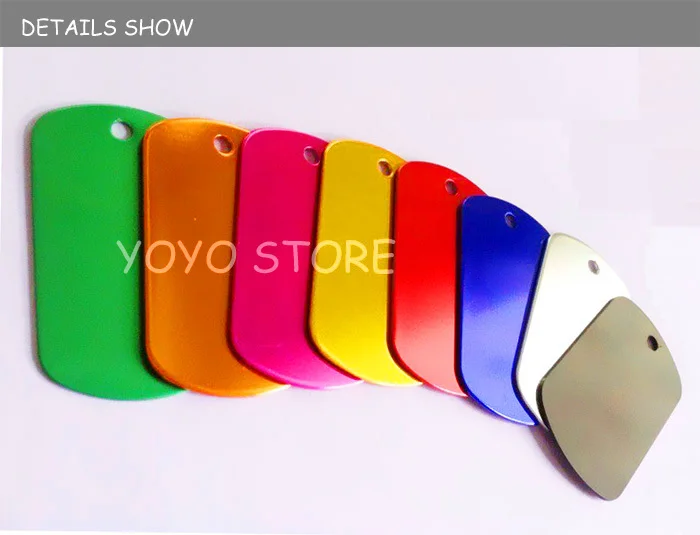 Бесплатная доставка 2019 США Военные собачьи бирки анодированные алюминиевые для