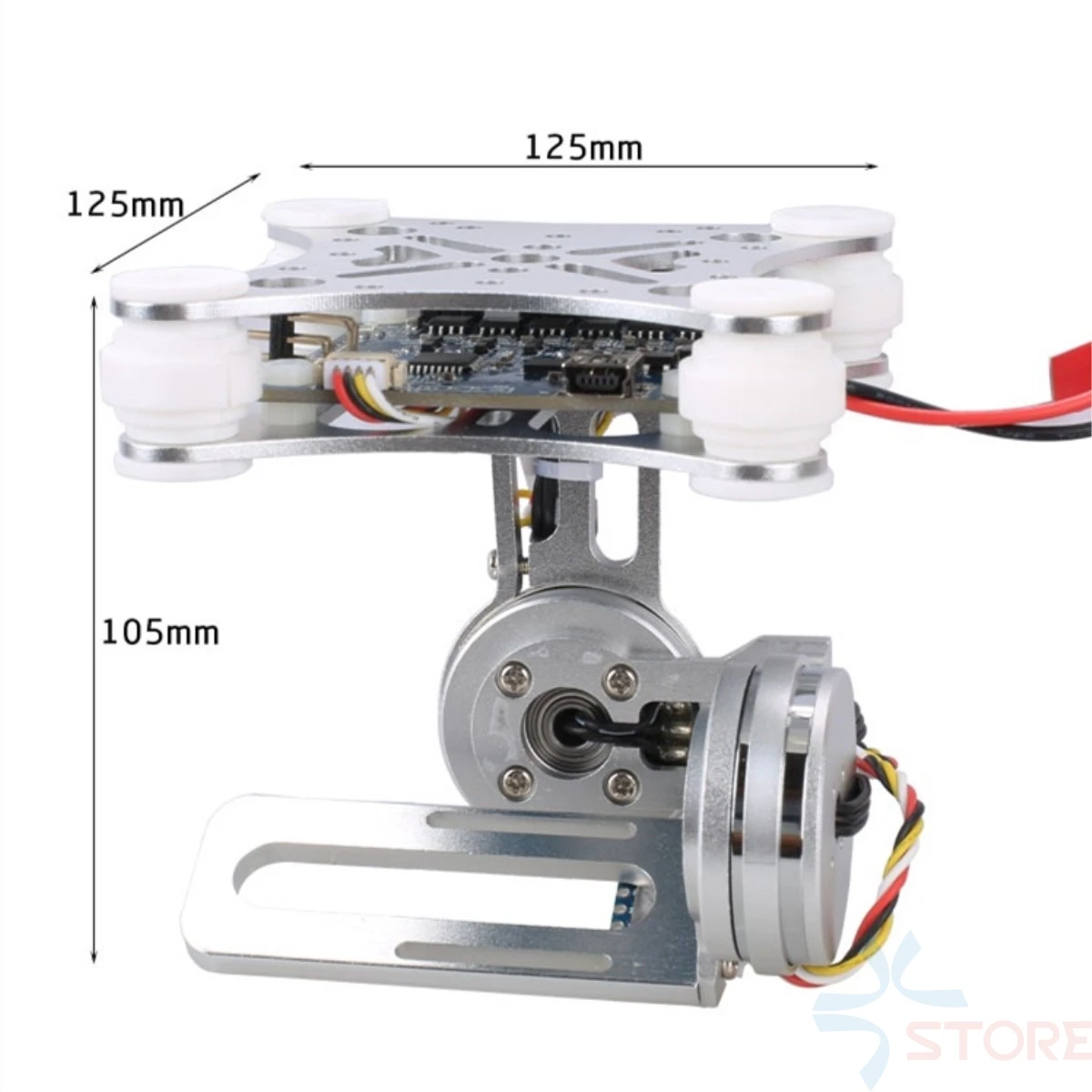 2 Aixs 2D бесщеточная камера Gimbal для Gopro SJCAM XIAOMI YI Экшн Eken F450 F550 S500 FPV Дрон