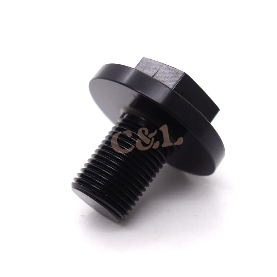 Черная CNC алюминиевая анодированная вилка трубка Крышка Болт с рулевым стержнем
