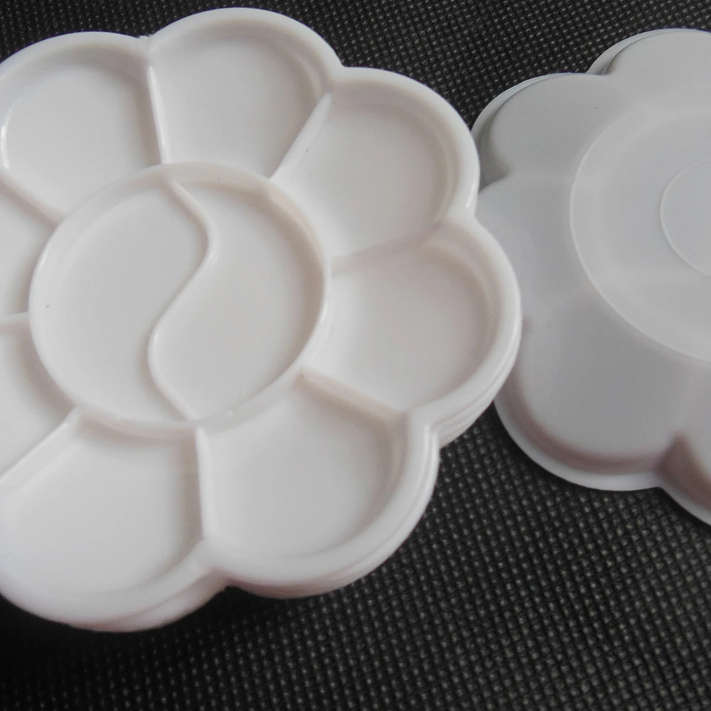 Рождественские подарки искусство ногтей лак цвет белая палитра блюдо Dappen