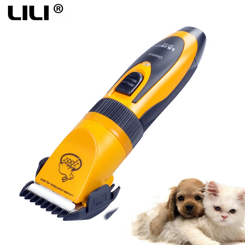 Pet hair clipper LILI brand Electric Pet Clipper Cat Dog Rabbit Hair trimmer rechargeable pet hair cutting machine 110V-240V