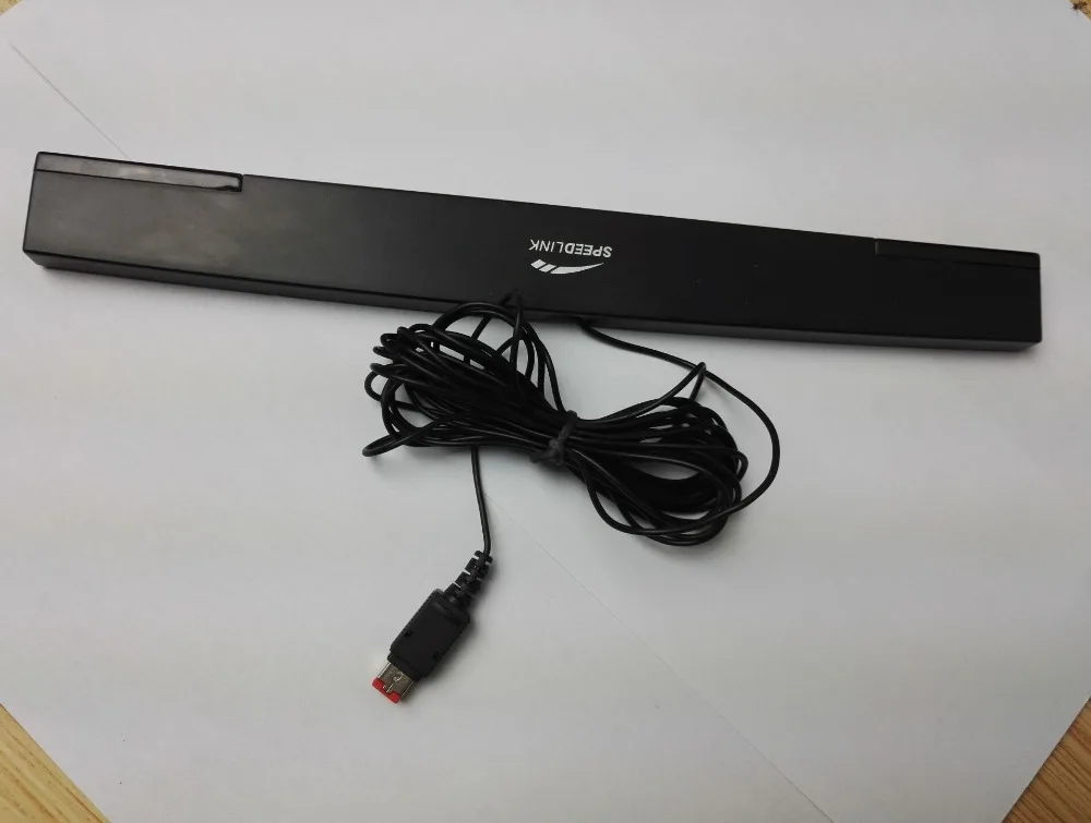 New Wired Infrared Ray Inductor Sensor Bar Stand for Nintendo Wii Game Console (sliver) | Электроника