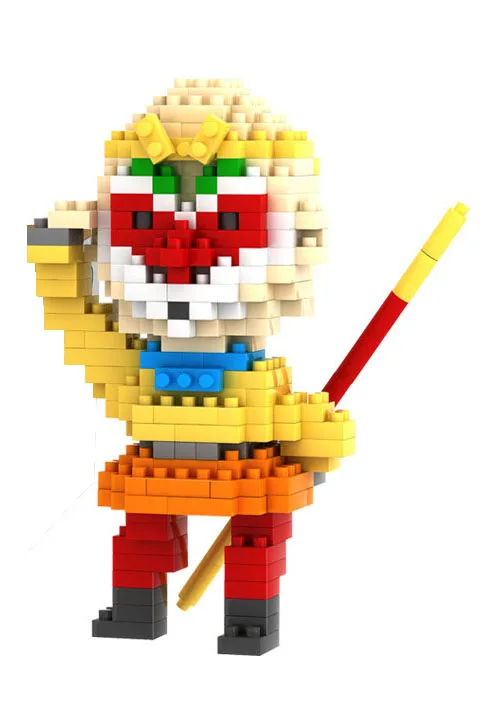 Новый пластиковый конструктор LOZ с алмазным путешествием на запад Монк Тан