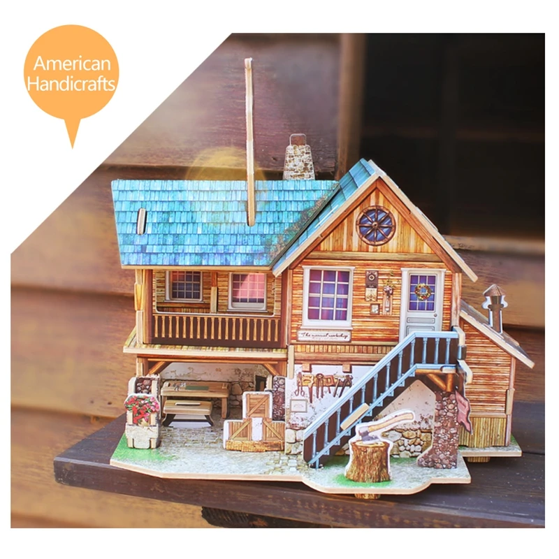 Robud Детский 3D винтажный Американский магазин ремесел игра головоломка