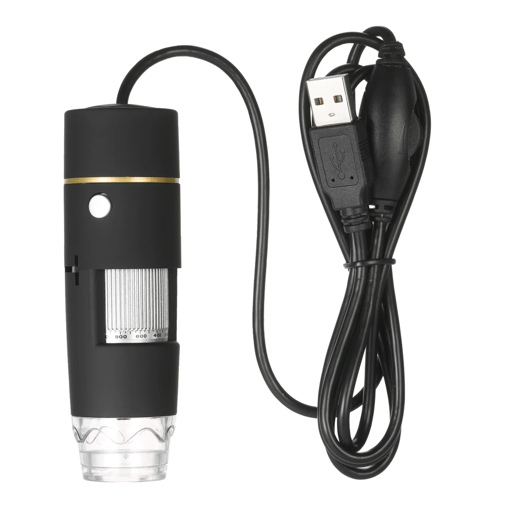USB микроскоп 1000X цифровой микроскоп с функцией OTG Камера Эндоскоп 8-светодиодный светильник увеличительное стекло лупа с подставкой