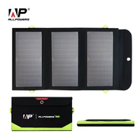 allpowers portable solar panel type c%c2%a0usb 5v 21w with 10000mah power bank foldable solar battery charger for iphone ipad xiaomi