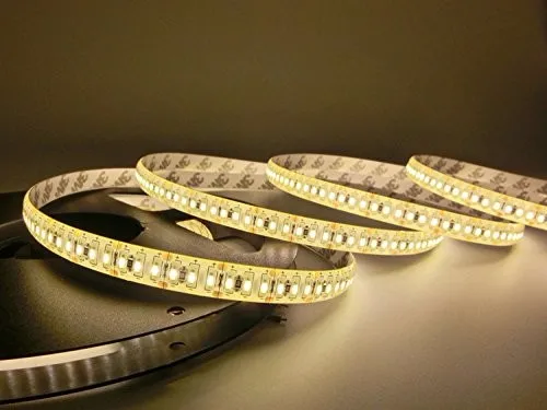 Светодио дный 1020 светодио дный led s/m высокая яркость СВЕТОДИОДНАЯ лента SMD 3014 12 В в 5 м гибкий светодиодный свет светодио дный 204 led s чистый белый/теплый белый полосы