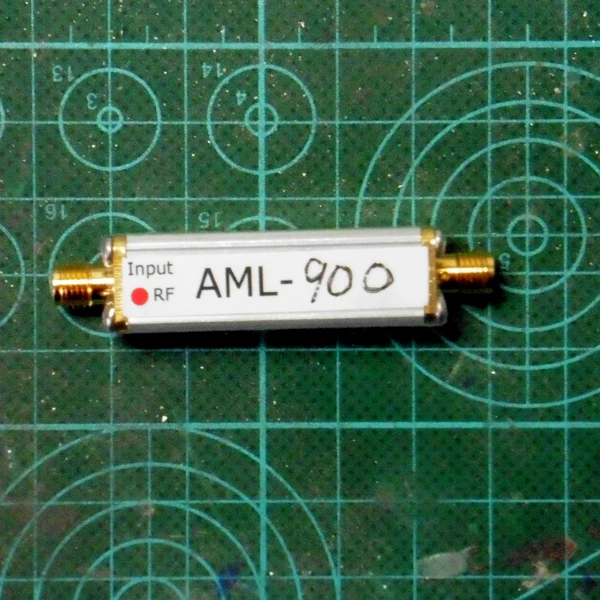 

900MHz (868MHz) coaxial feed RF low noise antenna amplifier, LNA