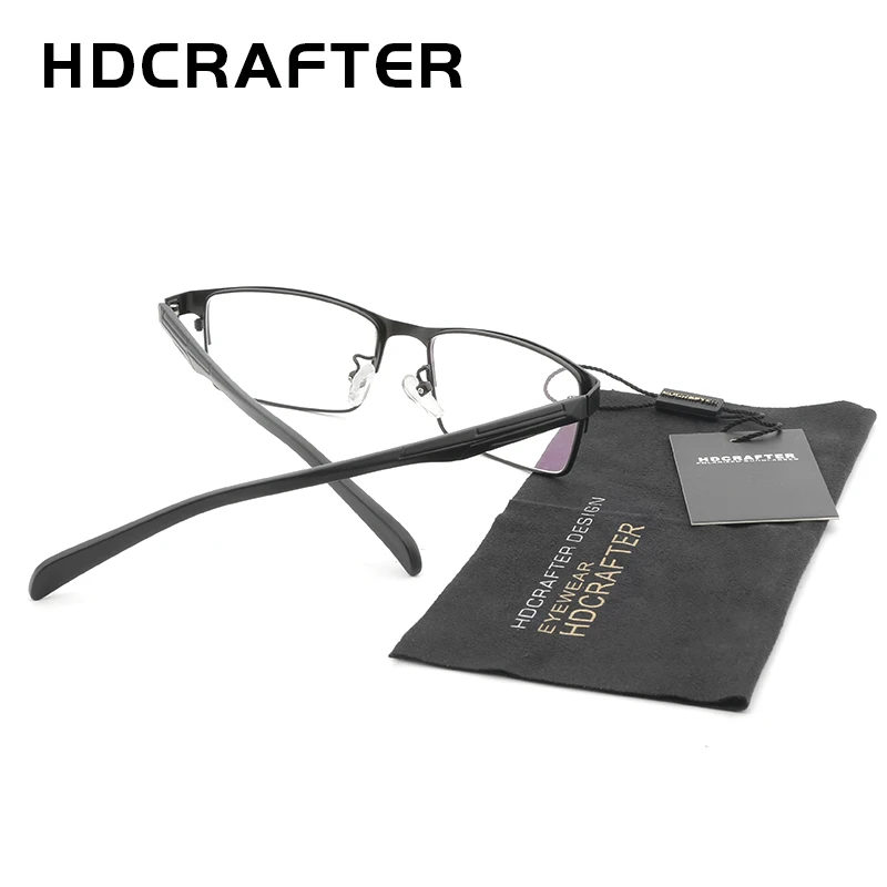 Hdcrafter Для мужчин металлические Оправы для женских очков унисекс высокое качество