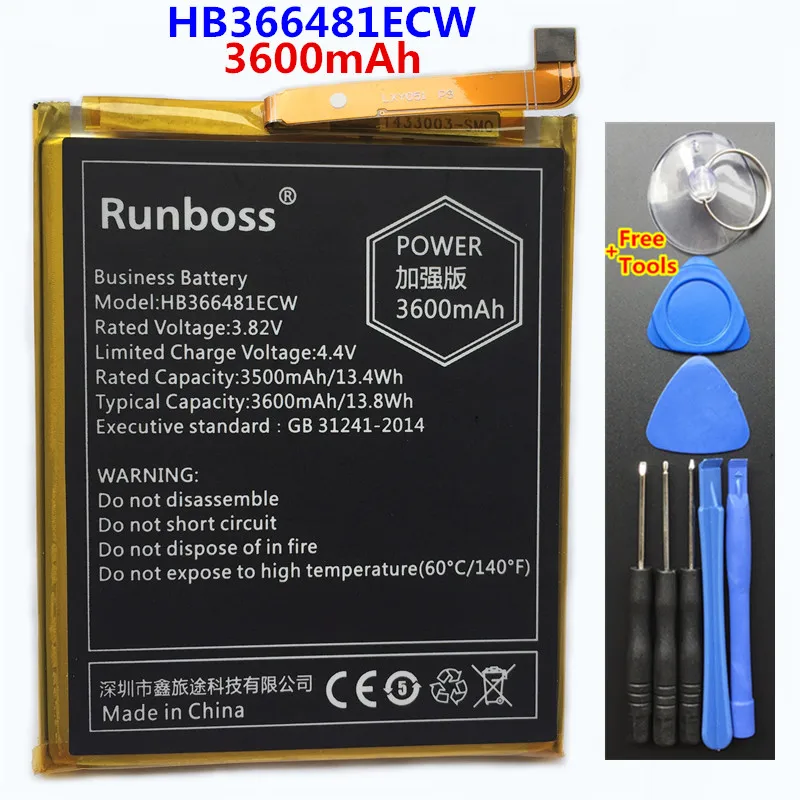 3600 мА/ч, HB366481ECW Батарея для huawei GR3 /Honor 8/Honor 9 Lite/P8 lite /P9 Lite pra-lx1 pra-la1 PRA-L100 PRA-TL10