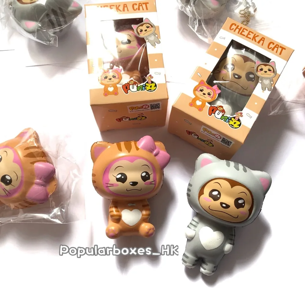 Мягкая медленно восстанавливающая форму игрушка-Кот punimaru cheeka | Игрушки и хобби