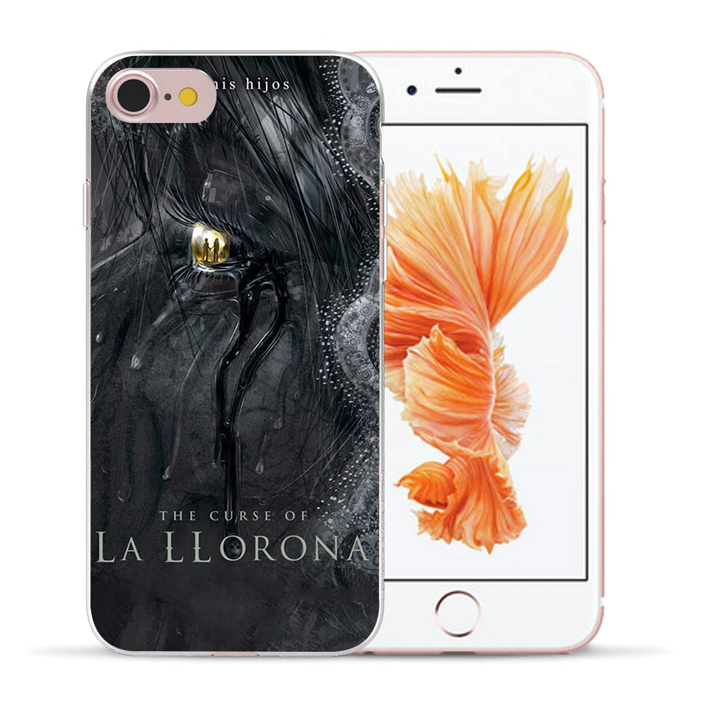 Новый ТВ проклятие Лос Анджелеса Llorona прозрачный tpu крышка чехол Fundas для iphone 6 7 8 plus