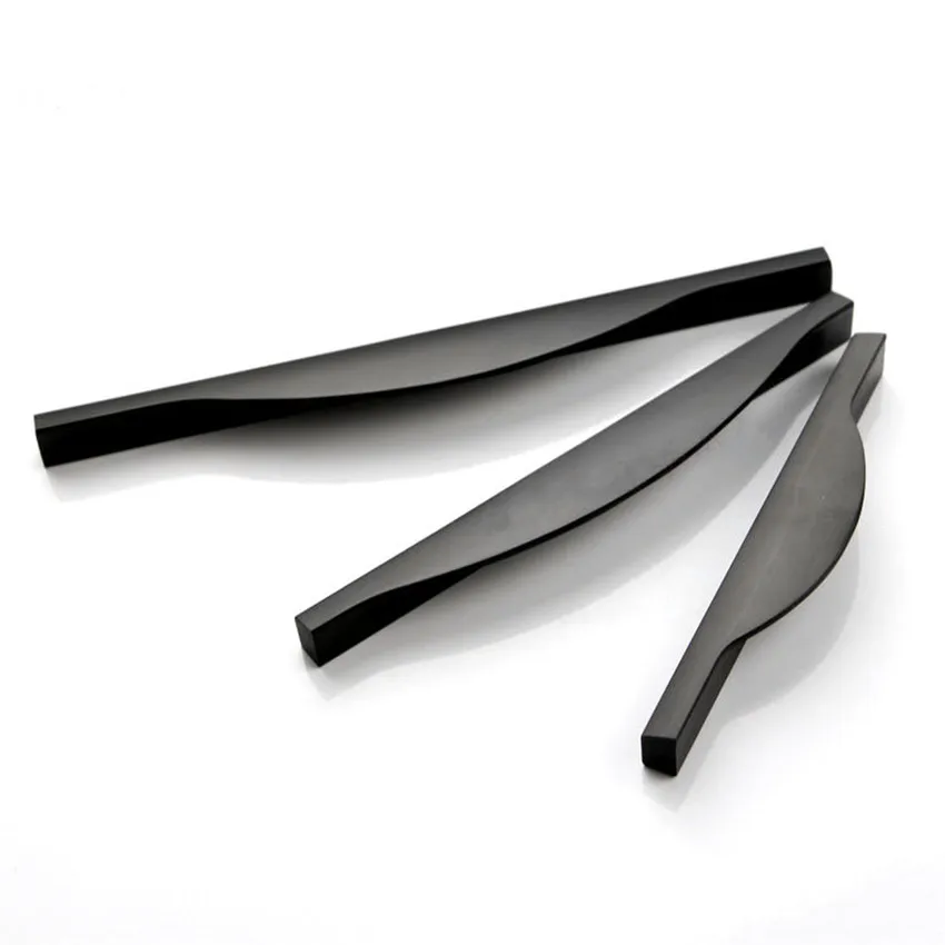 Ручки мебельные простые черные в стиле ретро 96/128/160 мм|pull knob|black kitchen cabinetsdrawer handles |