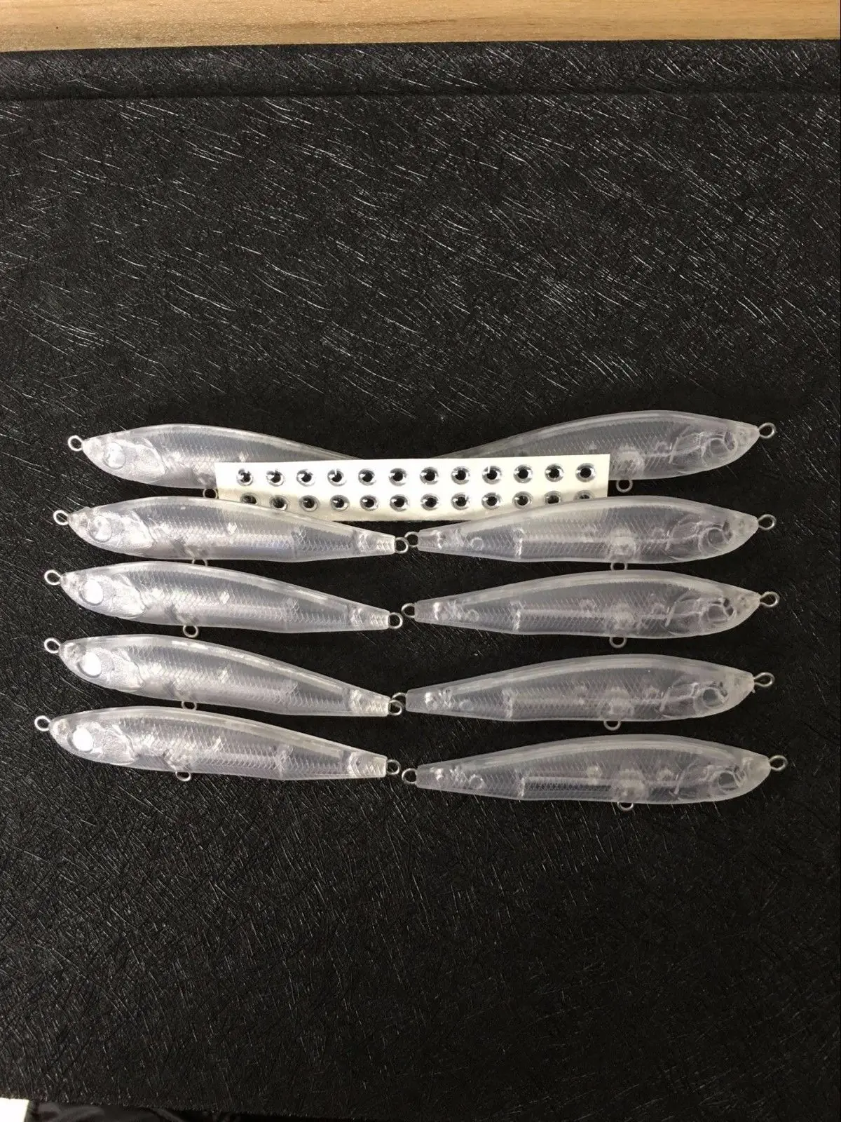 

10 шт. Неокрашенная наживка, рыболовная приманка, корпус 2, 3/4 дюйма, 1/4 унции, пустая приманка JS #344