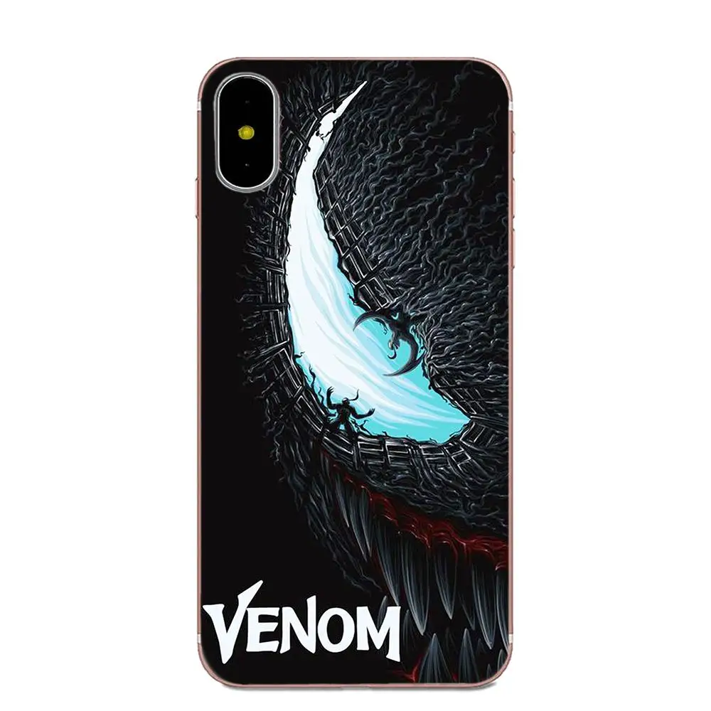 Для Galaxy J1 J2 J3 J330 J4 J5 J6 J7 J730 J8 2015 2016 2017 2018 mini Pro мягкий чехол с рисунком Venom Dark