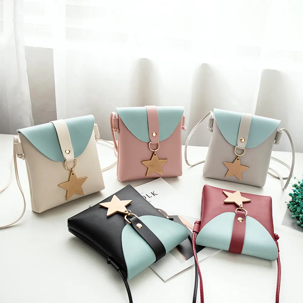 Сумка на одно плечо диагональная женская новая подвесная с украшением в виде