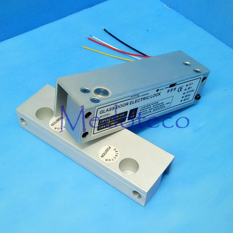 Full Rfid Door Access Control System 125Khz Card Frameless Glass Kit +Bolt Lock &amp Power Supply | Безопасность и защита