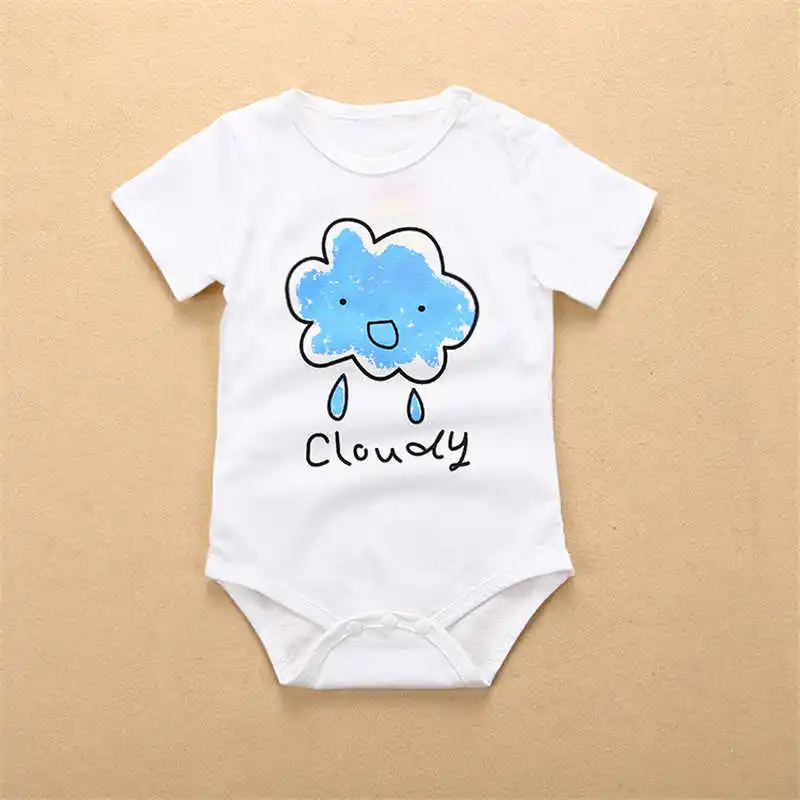 2018 одежда для маленьких мальчиков и девочек комбинезон с рисунком Луны звезды