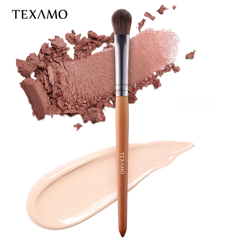 Texamo M4 макияж кисти инструмент женские тени для век щётка с деревянной ручкой