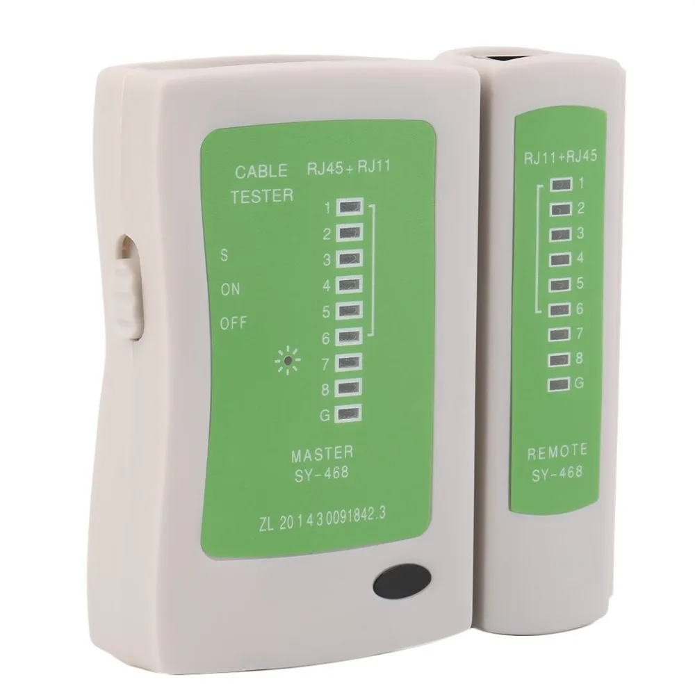 Профессиональный RJ45 RJ11 RJ12 CAT5 UTP сетевой LAN USB кабель тест er детектор дистанционного тестирования Инструменты сетевой инструмент