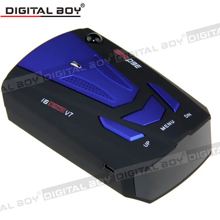 2015 Новый автомобильный радарный антирадар Россия / Англия 16 Бренд 1.5" LED дисплей X K NK Ku Ka Скорость Лазер включен.