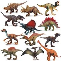 6pcsset large size prehistoric jurassic dinosaurs wild life pterodactyl animals model action figures simulation toys for boys