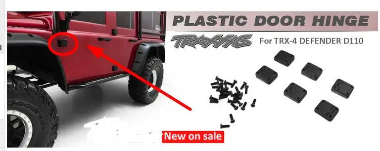 Новинка 2017 резиновые Брызговики и металлические стенты RC для Hraxxas T4 TRX4 Defender D110 Land