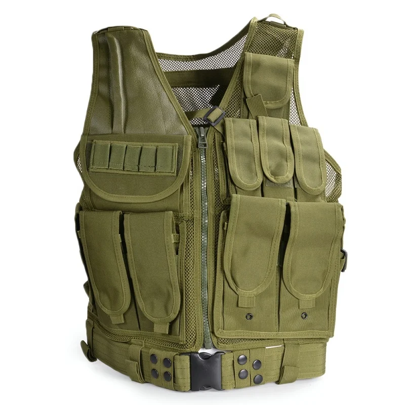 OD Airsoft военно-тактические жилет Молл Полиции Body Armor Plate Carrier Swat армия Пейнтбол Стрельба Охота Боевая кобура жилеты - Цвет: OD