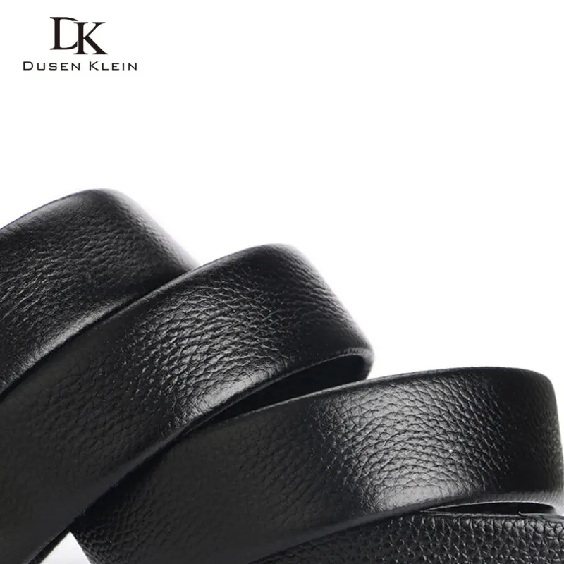 Новинка 2018 кожаный мужской ремень с автоматической черной пряжкой из