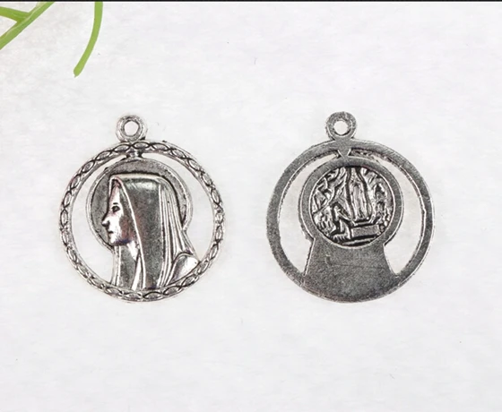 Винтажные серебряные подвески в виде головы ангела подвеска для изготовления