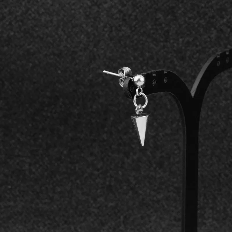 Простые корейские серьги-гвоздики KPOP в стиле панк из нержавеющей стали Bangtan Boys Album