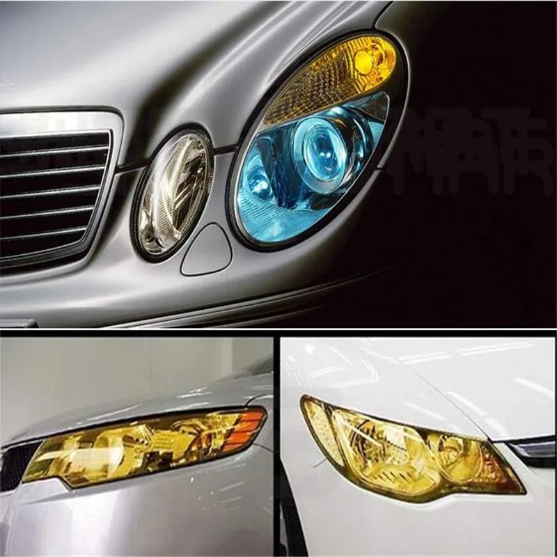 12 ''х 72'' Light Black фара Хвост Туман дым Оттенок Виниловая пленка лист Стикеры 30