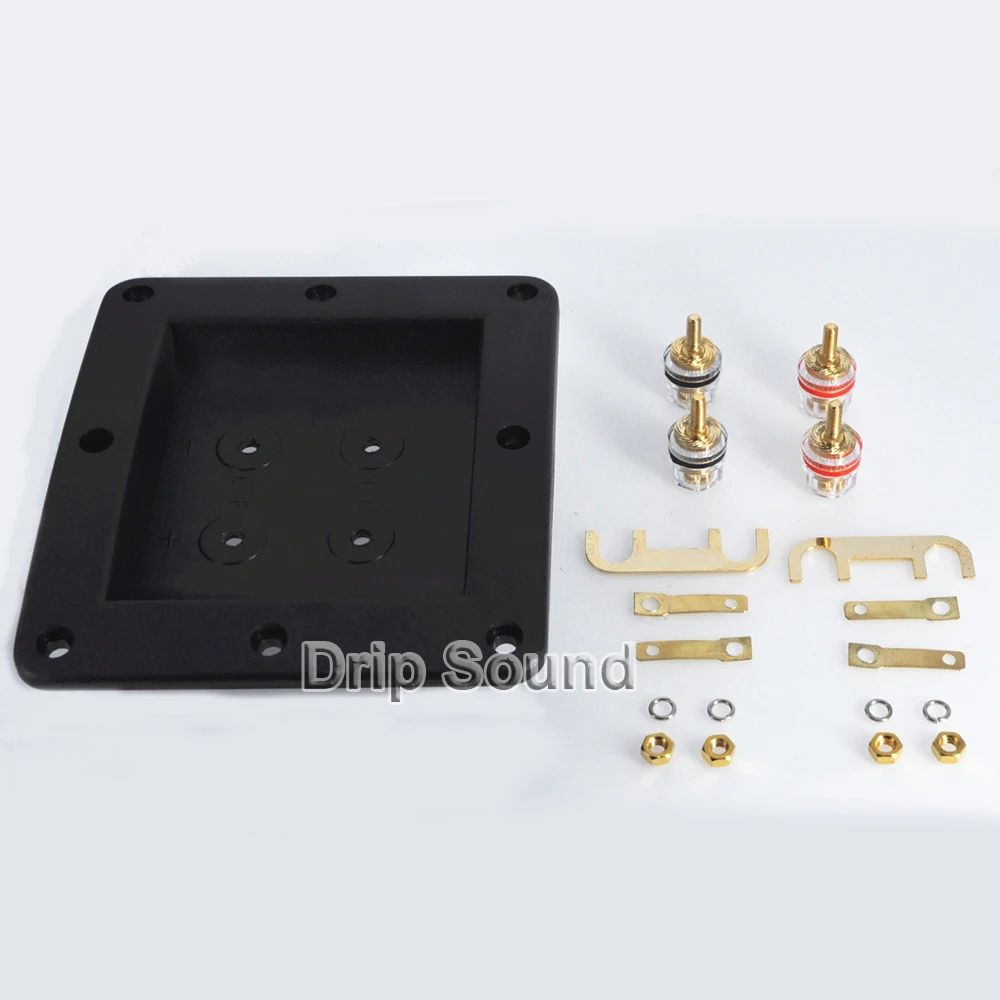 2 шт. 4 полосный динамик распределительная коробка медная проводка клемма