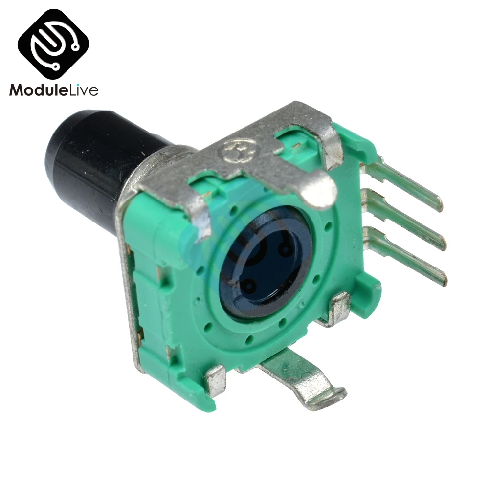 10 шт. цифровой потенциометр EC12 с поворотным кодовым переключателем ручка 15 мм 5 в