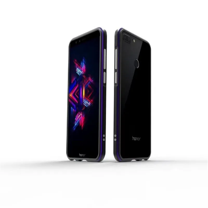 Бампер для Huawei Honor 9 Lite роскошный блестящий металлический алюминиевый бампер с