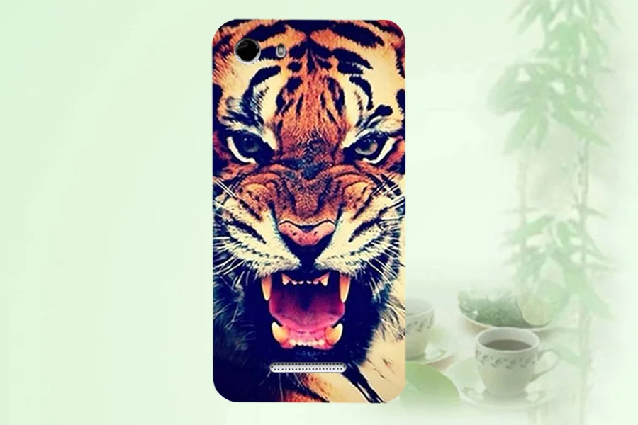 Cartoon printed Luxury Tiger Owl Rose Eiffel Towers patterns painted Cover Case For BQ BQS-5065 Choice Protective Back | Мобильные