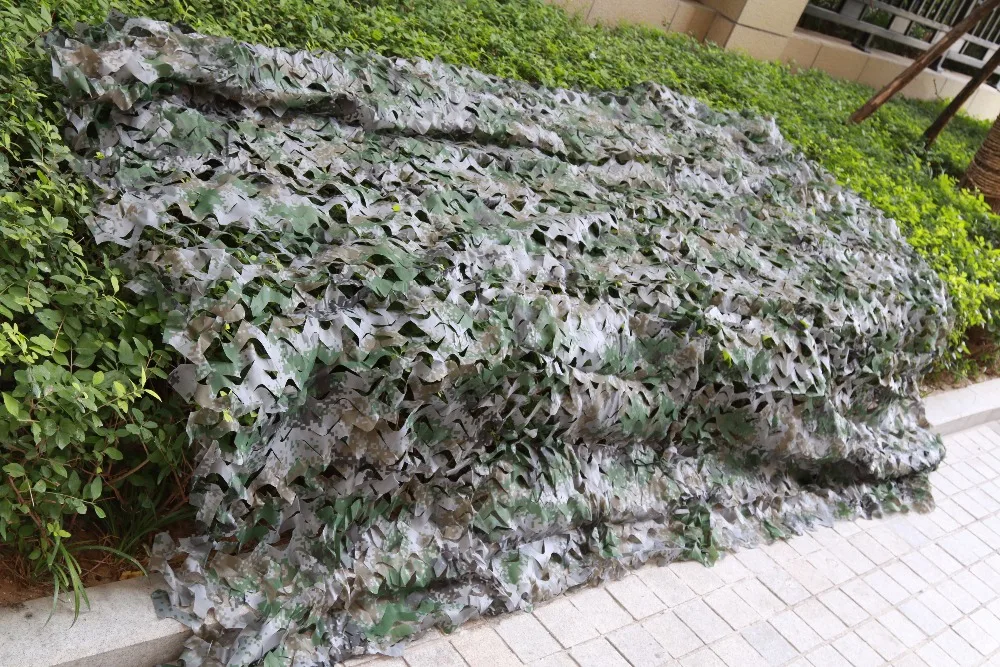 Однослойная охотничья Кемпинг Ghillie чистая лесная камуфляжная сеть джунгли листья камуфляжная сеть для военный автомобиль теневая крышка