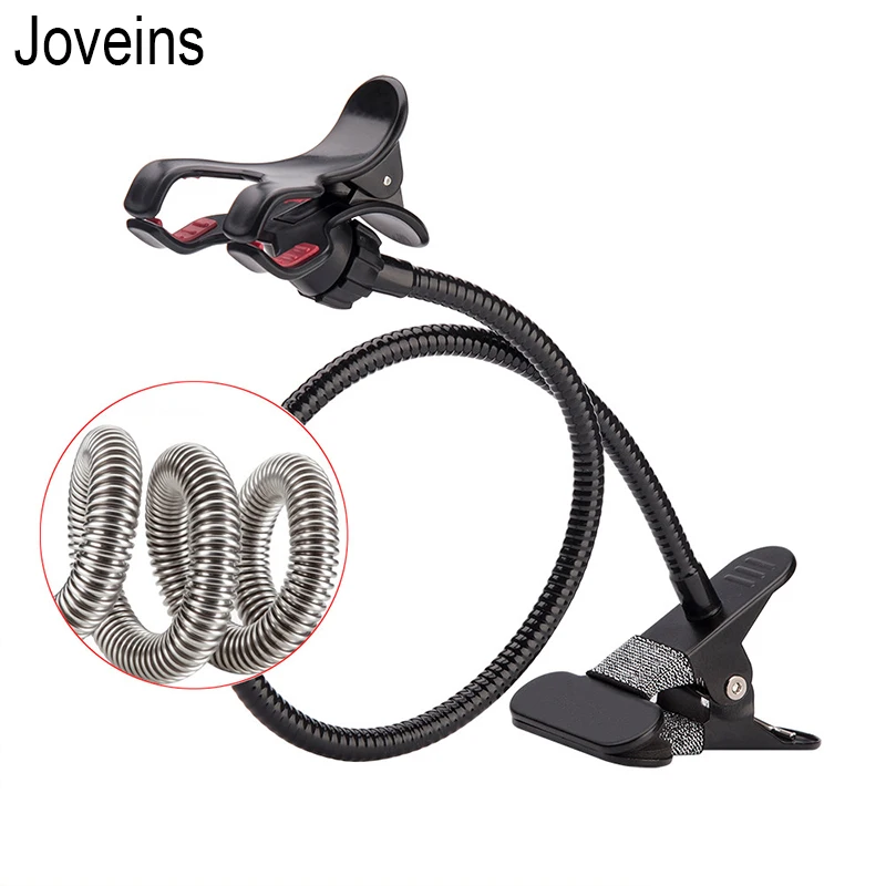 JOVEINS металлический гибкий держатель для телефона, подвесной ленивый кронштейн, кровать, 360 градусов, держатель для смартфона, подставка для iPhone, Xiaomi, huawei