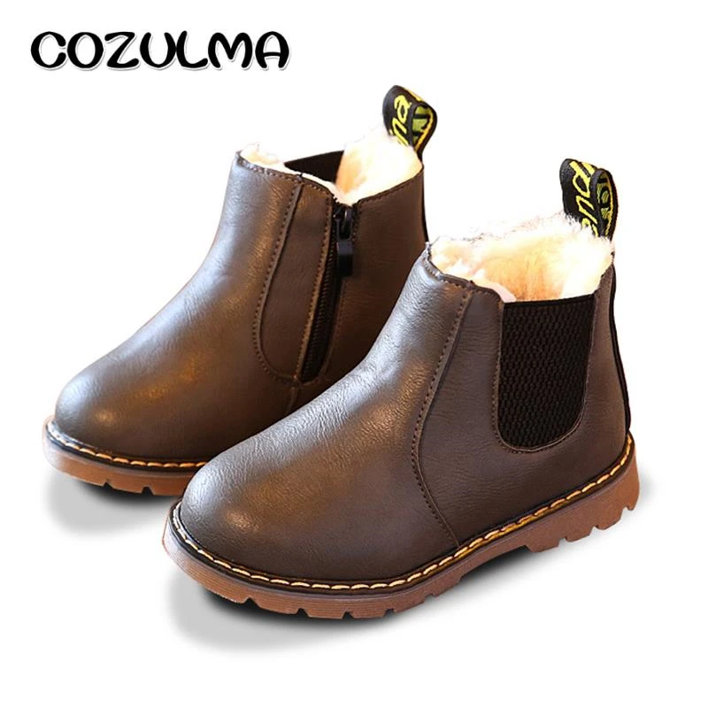 COZULMA/осенне-зимние кроссовки для мальчиков и девочек; Детские кроссовки; Детские Ботинки martin для мальчиков и девочек; кожаные ботинки ручной работы; детская обувь для малышей