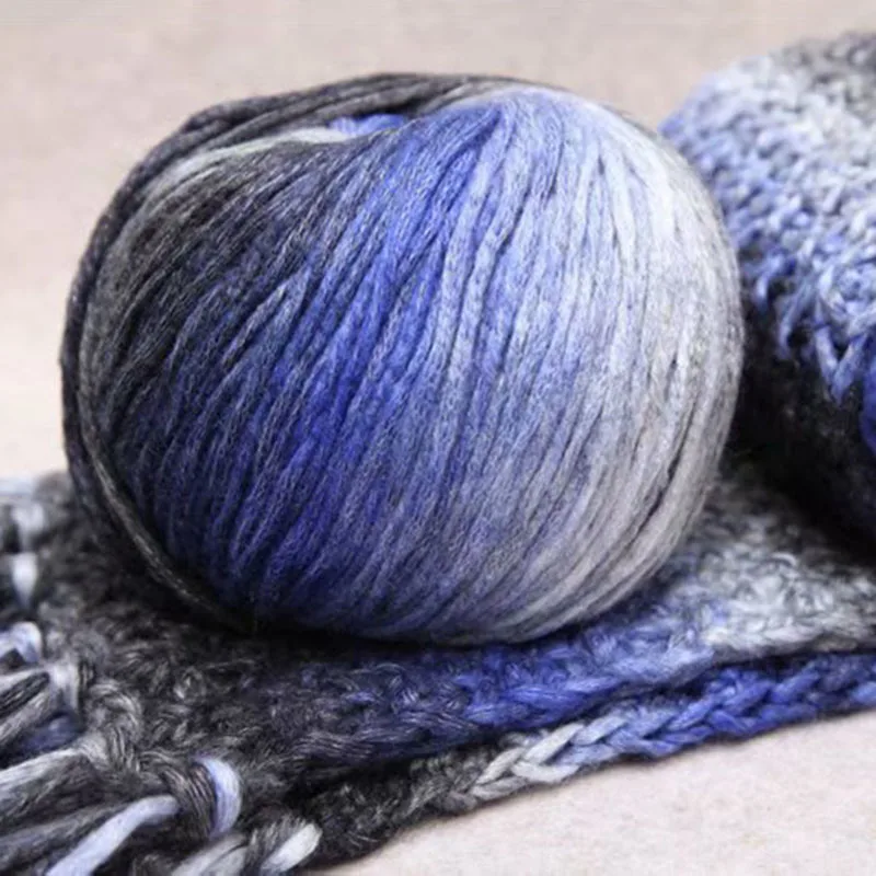 140 г/шар чистая шерстяная пряжа мягкая детская плотная для вязания массивная