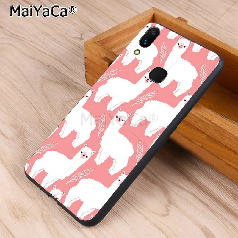 MaiYaCa милый мультяшный Альпака животное силикон мягкий модный чехол для телефона